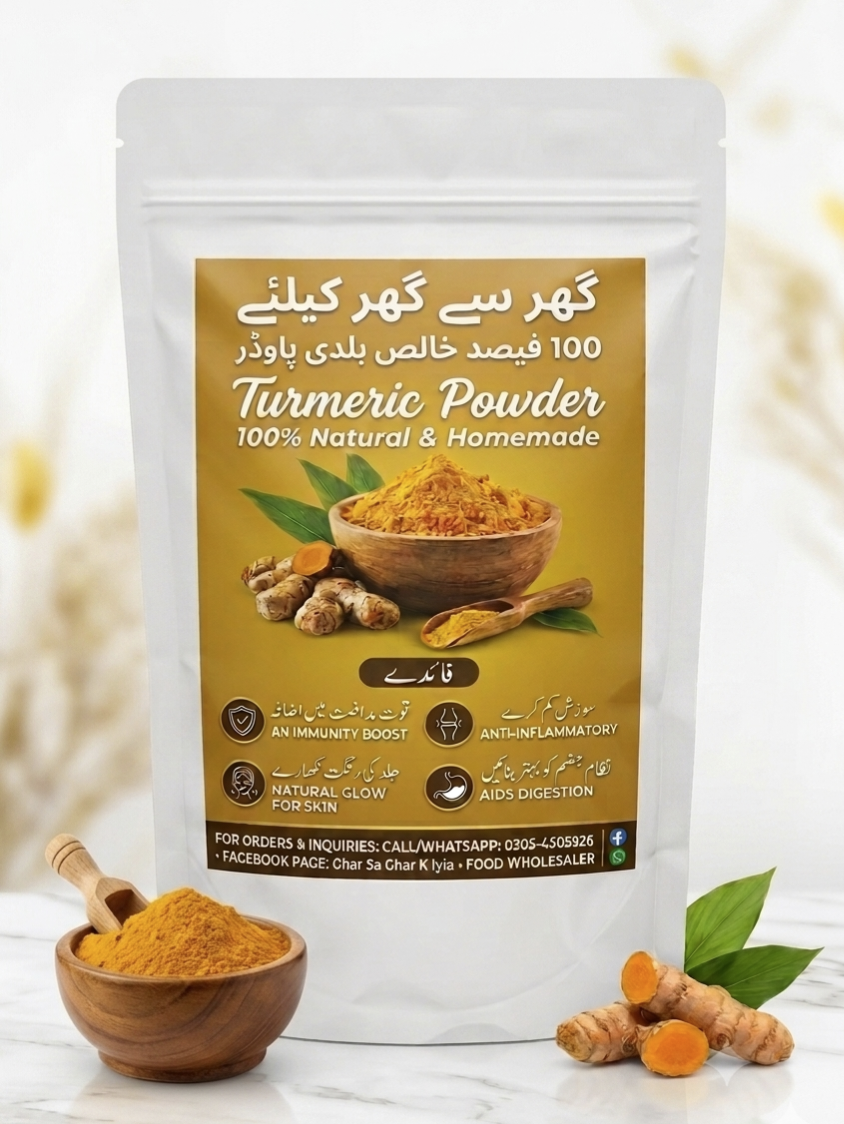 Pure Turmeric Powder 200g | Premium Quality Haldi | Natural & Fresh Spice
