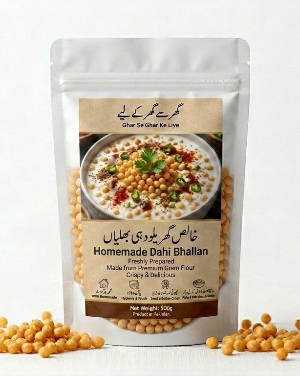 Premium Homemade Dahi Bhalla Fritters (Bhallian)(1kg) – Freshly Prepared with Quality Ingredients